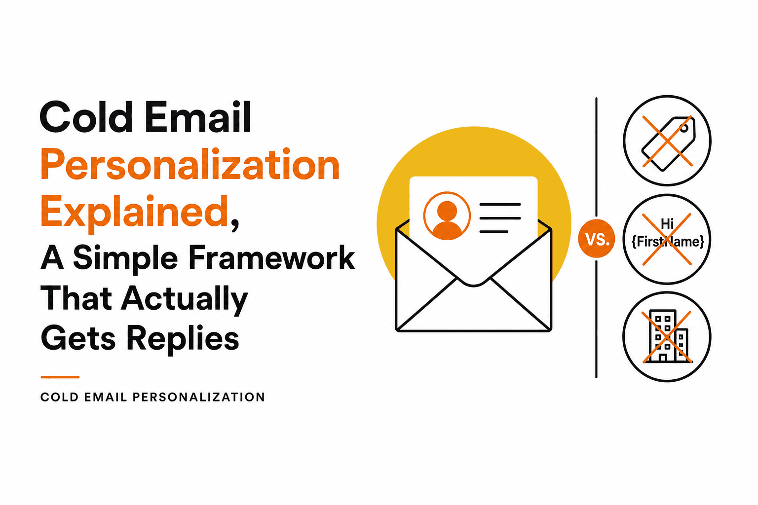 Cold Email Personalization Explained, A Simple Framework That Actually Gets Replies