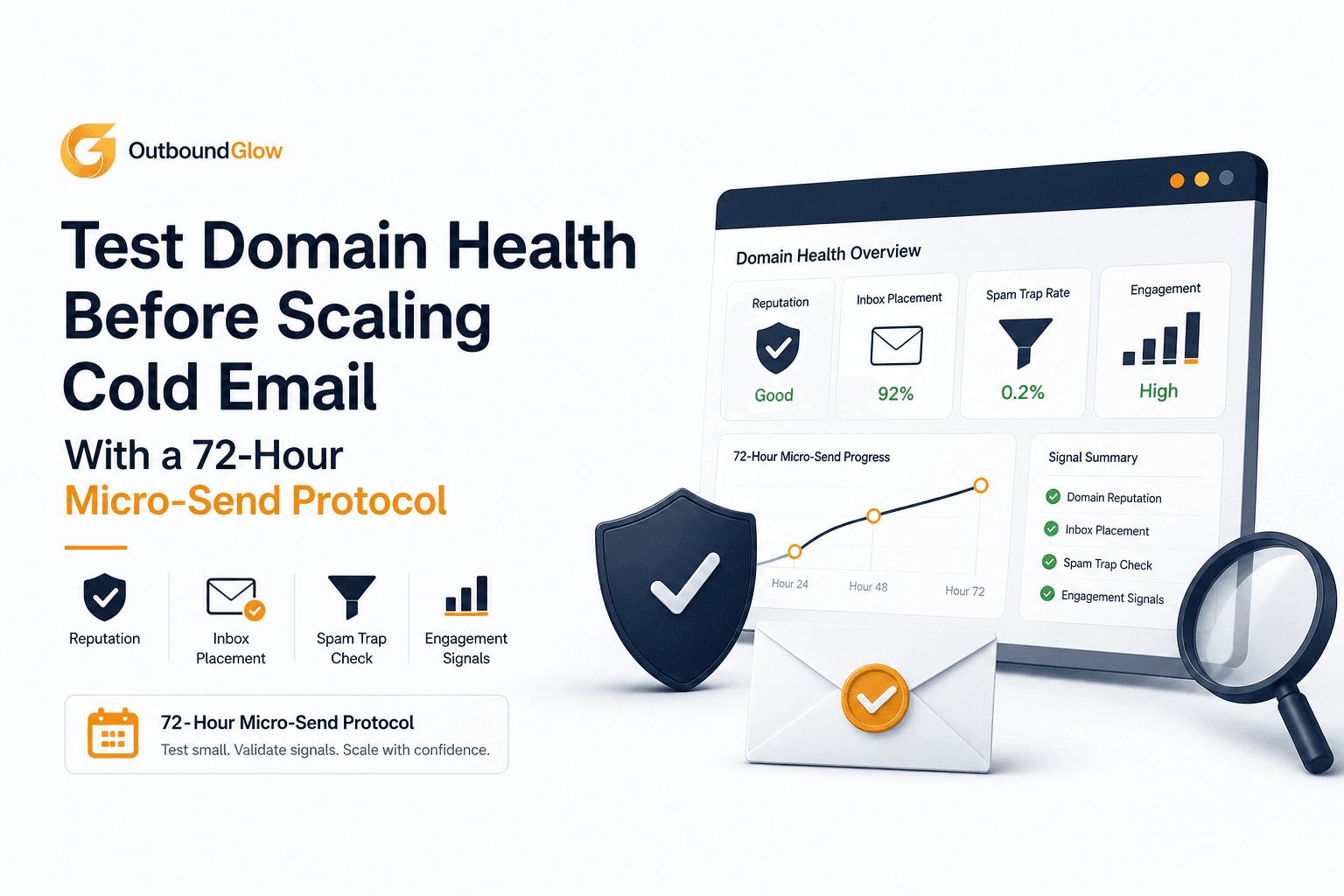 Test Domain Health Before Scaling Cold Email With a 72-Hour Micro-Send Protocol